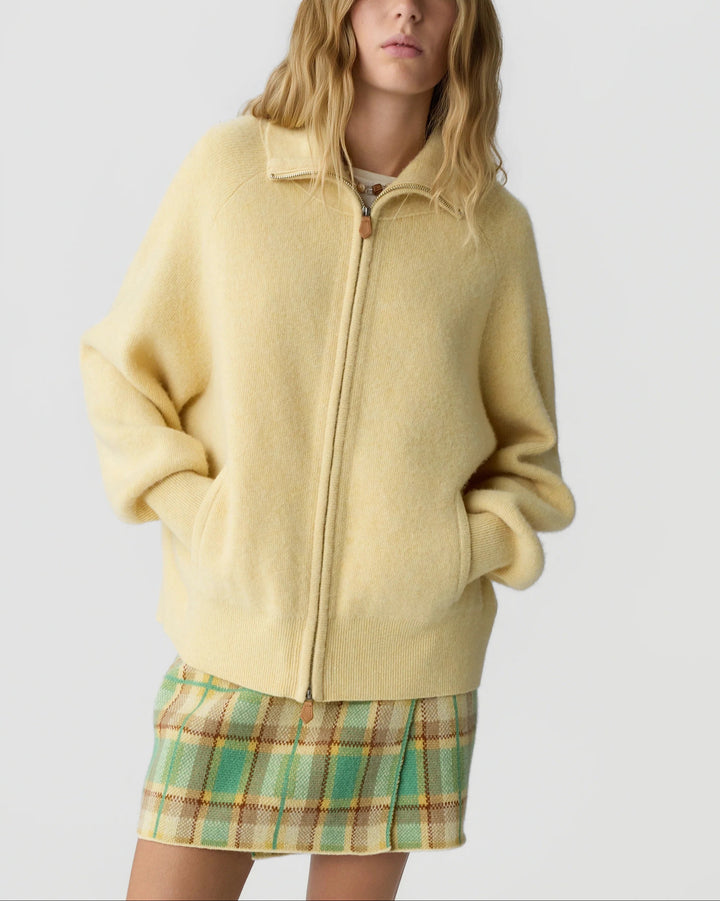 Felted Zip Jacket | Butter