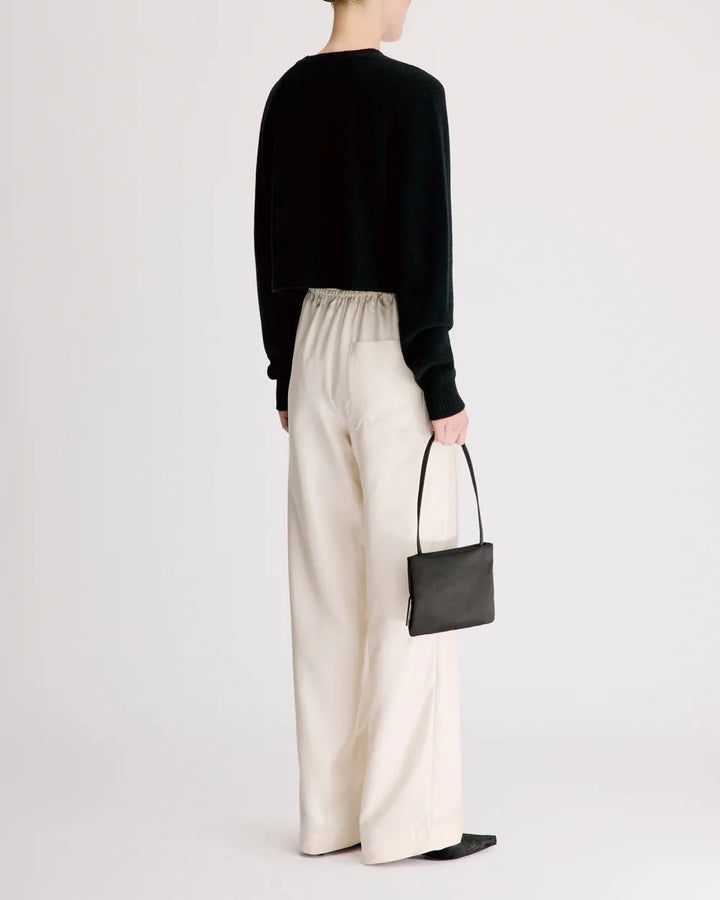 Heike Cropped Cardigan | Black