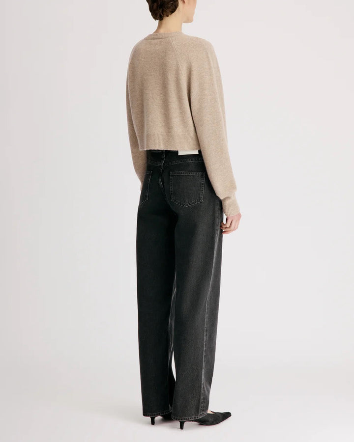Heike Cropped Cardigan | Coast Beige