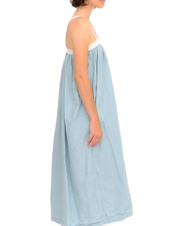 Gathered Slip With Cotton Lace | Sterling