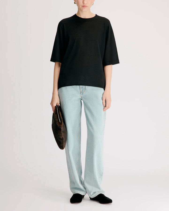 Nala LDS Short Sleeve Top | Black