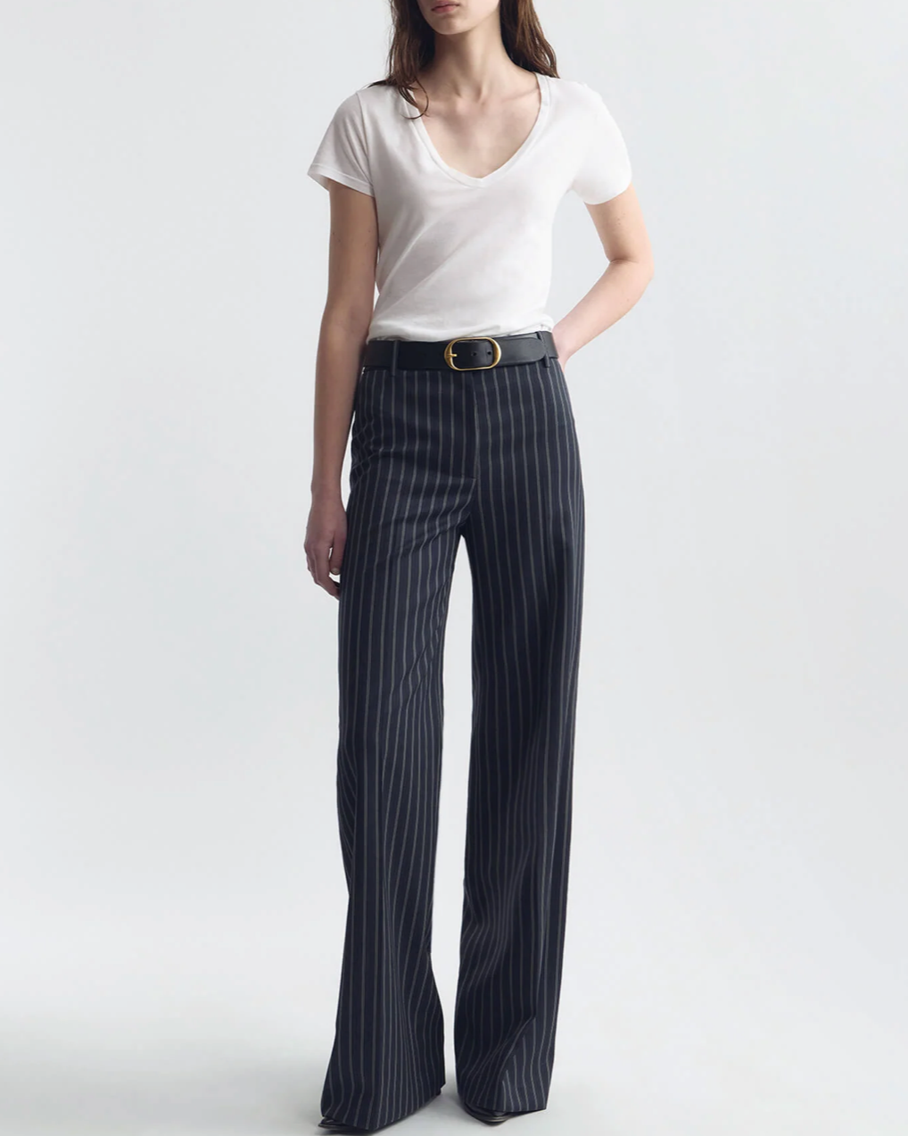 Rivers Pant | Marine Blue Pinstripes
