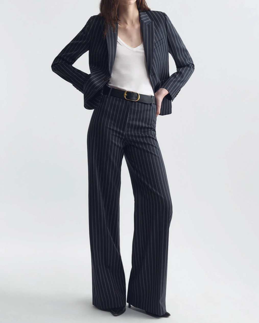 Rivers Pant | Marine Blue Pinstripes