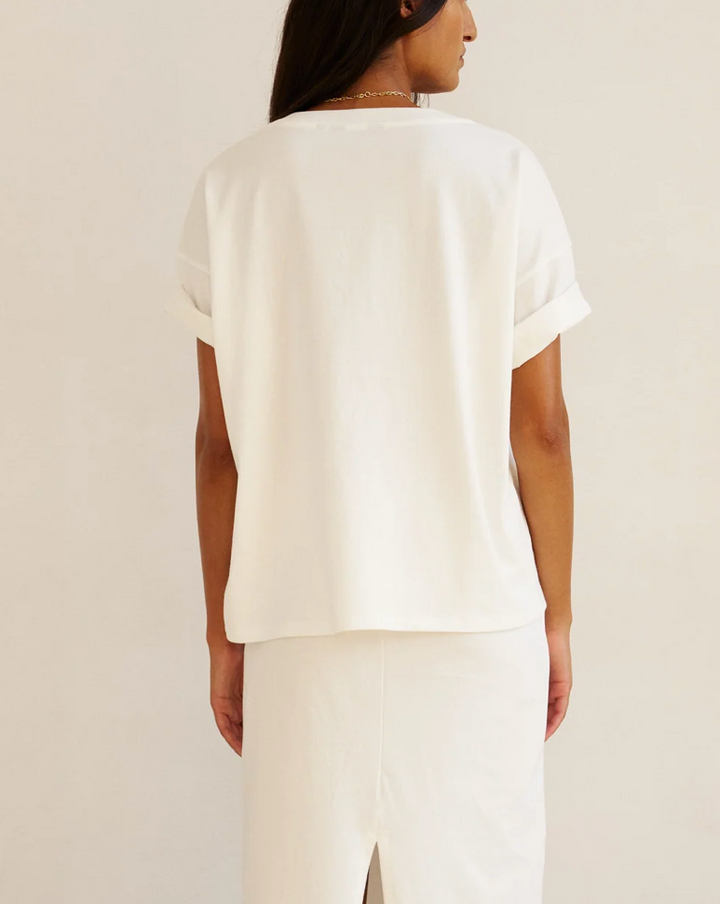 The V Tee | White