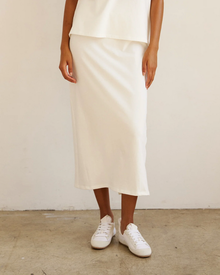 The Column Skirt | White