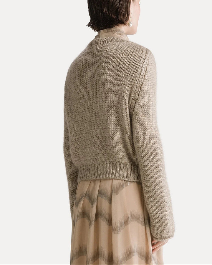 Cashmere Silk Mohair Cardigan | Mandorla