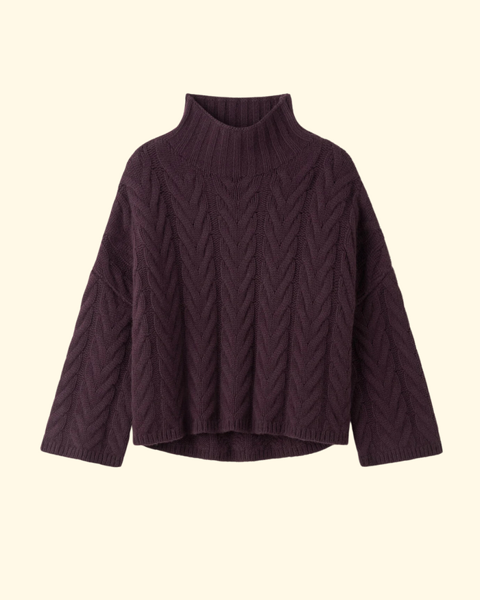 Cable Knit Sweater | Mulberry