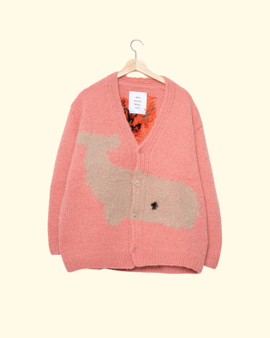 Whale Bear Sweater | Pink