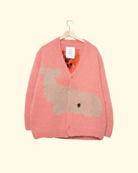 Whale Bear Sweater | Pink