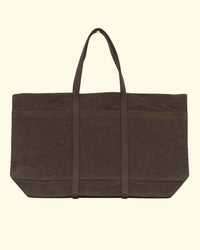 Light Ounce Canvas Tote L | Chocolate