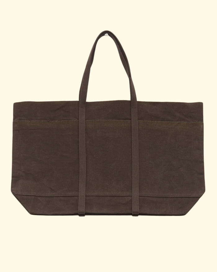 Light Ounce Canvas Tote L | Chocolate