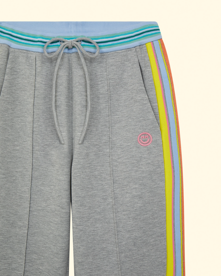 Jogger with Rib Waistband | Grey Marl