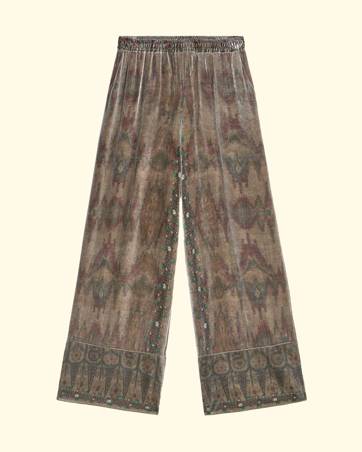 Kanpur Trousers | Silver Multi