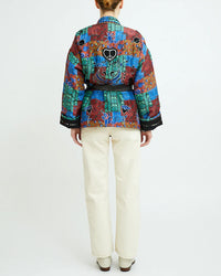 Patchwork Kimono | Blue Multi