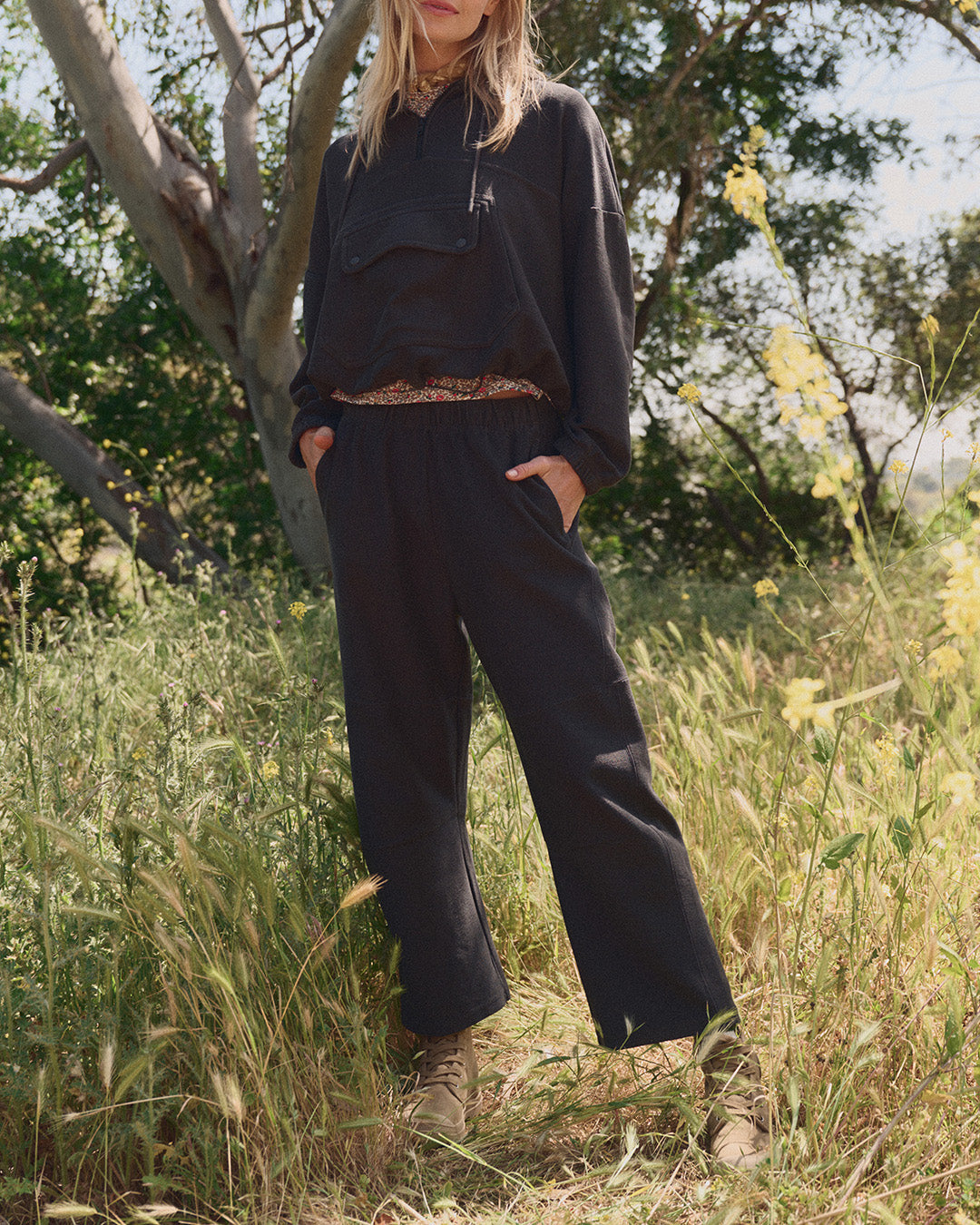 The Roam Sweatpants | Washed Black