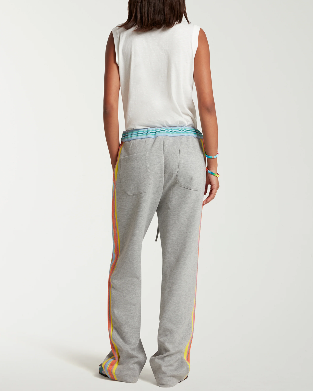 Jogger with Rib Waistband | Grey Marl