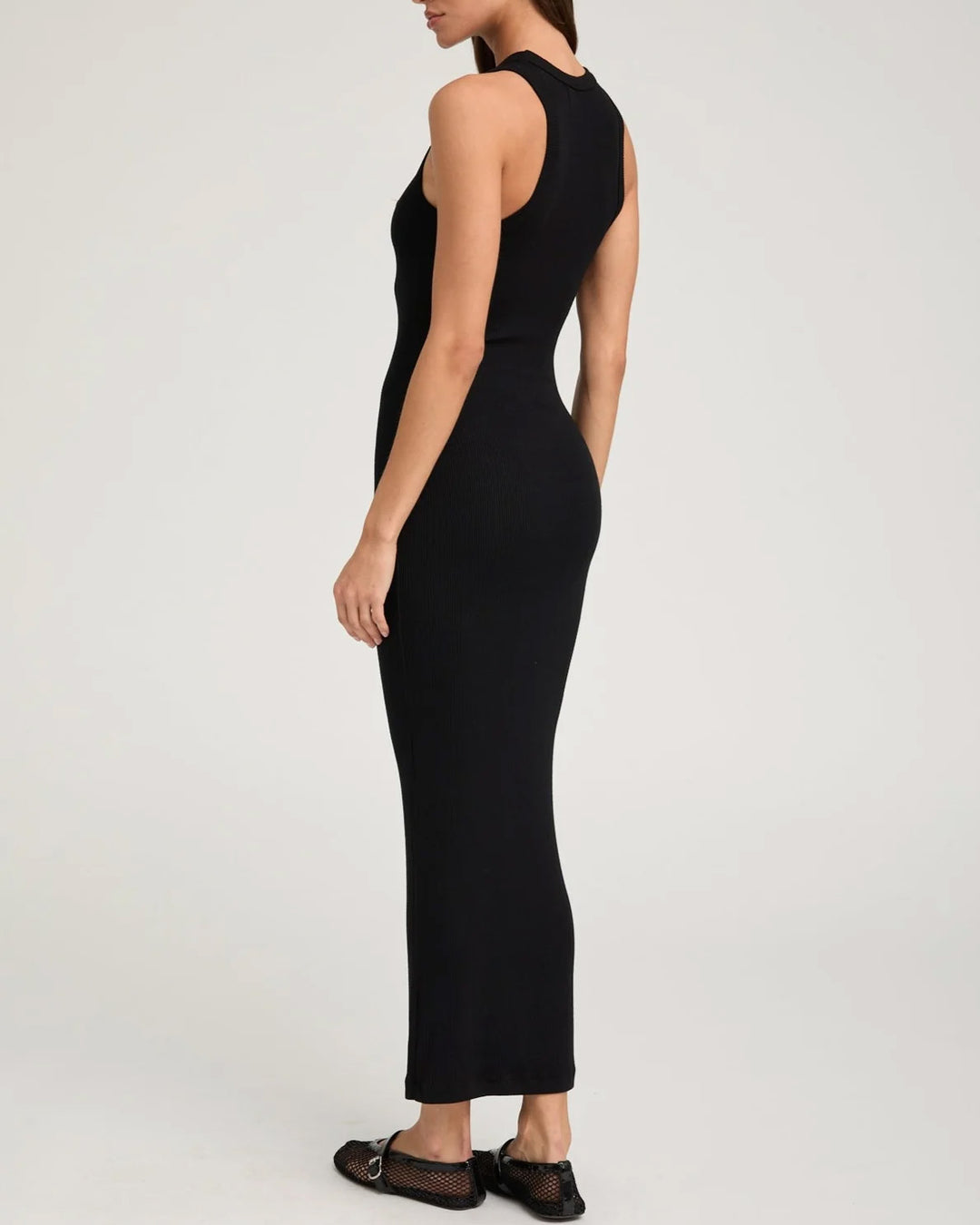 Racer Maxi Dress | Black