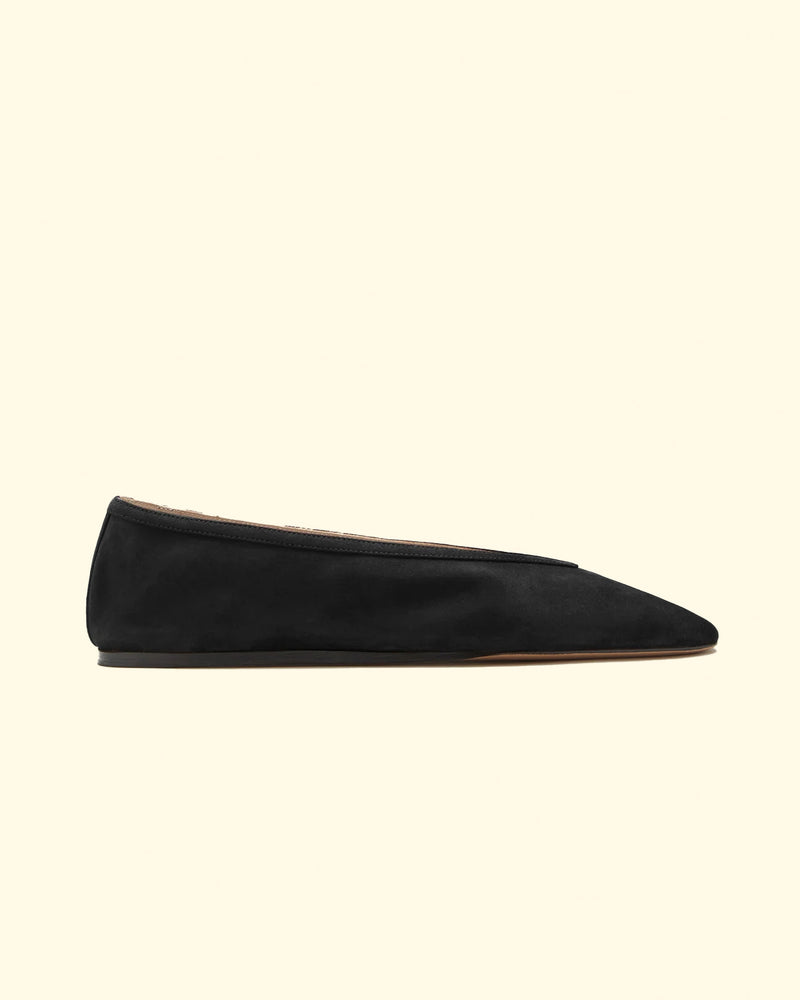 Luna Slipper Suede | Black