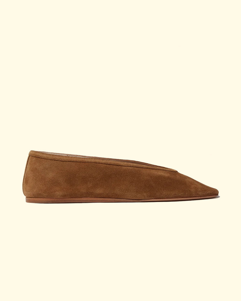 Luna Slippers Suede | Taupe