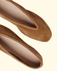 Luna Slippers Suede | Taupe