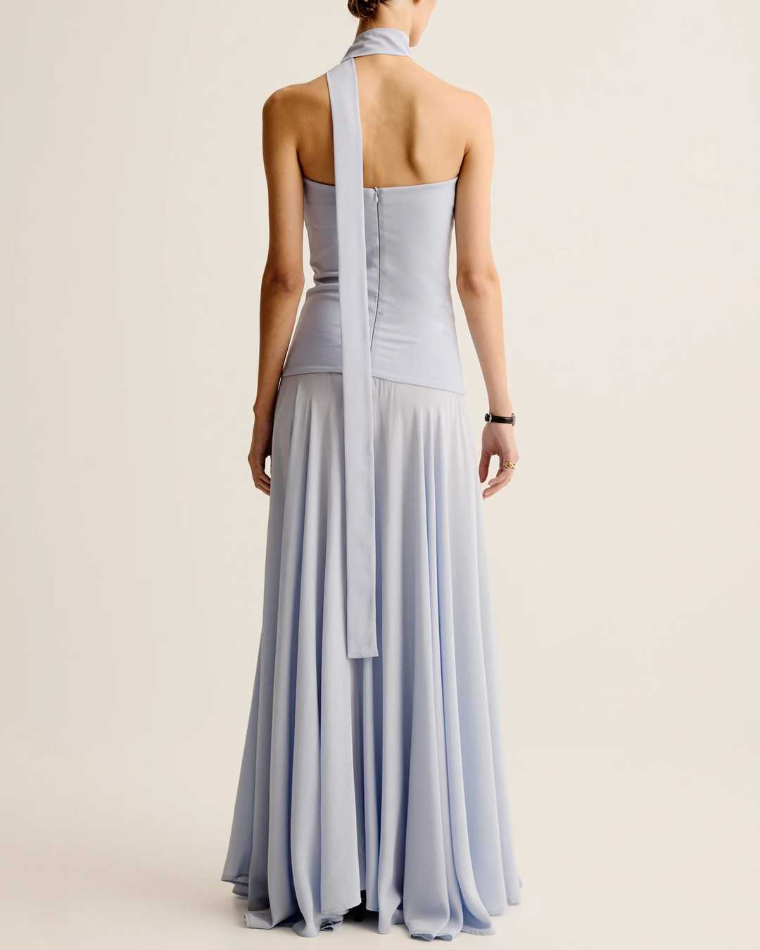 Lili Strapless Dress | Agate Blue