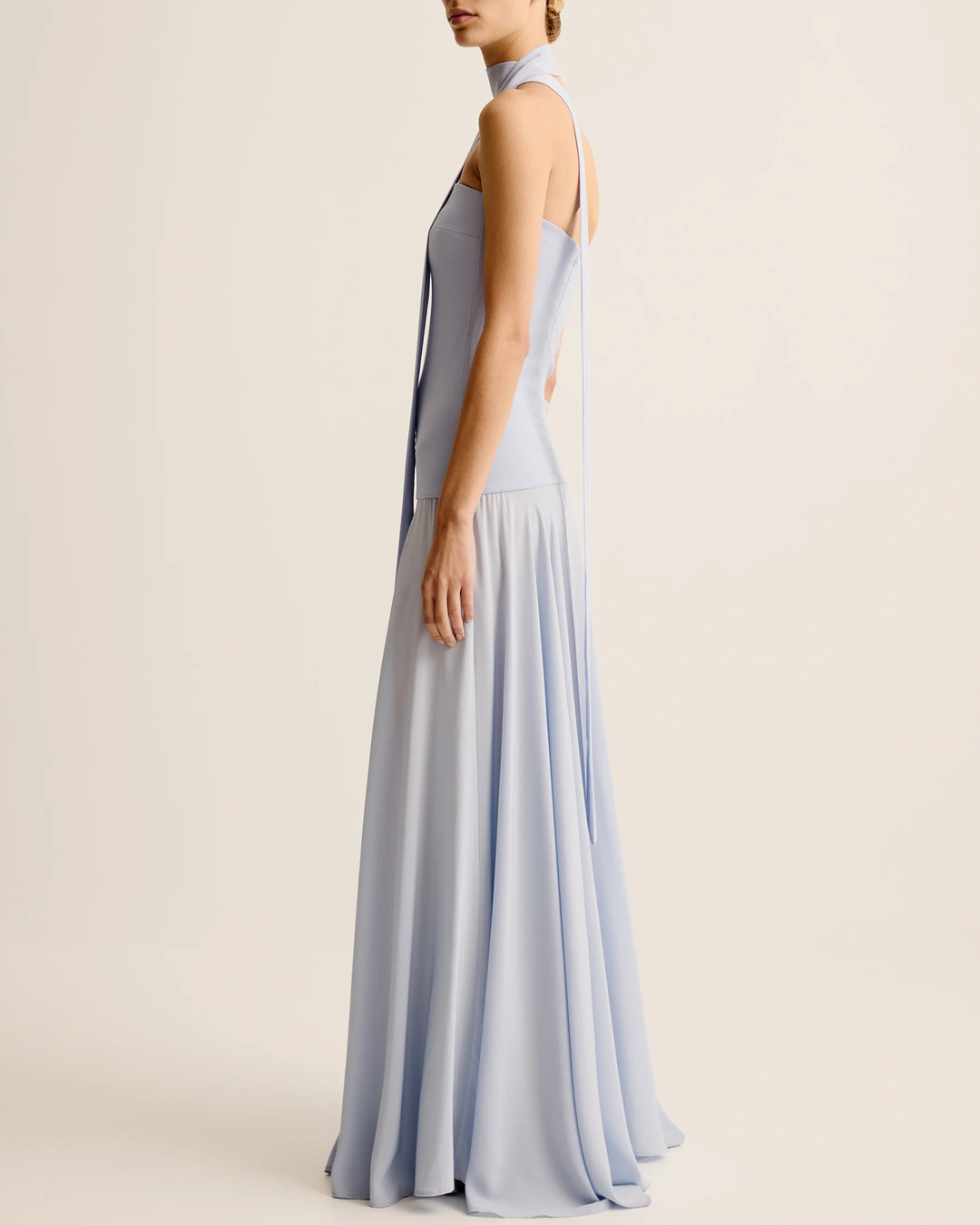 Lili Strapless Dress | Agate Blue