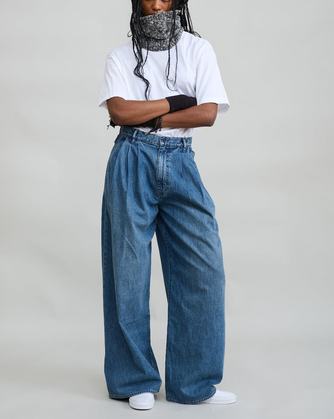 Ainsley Triple Pleat Jean | Shane Indigo