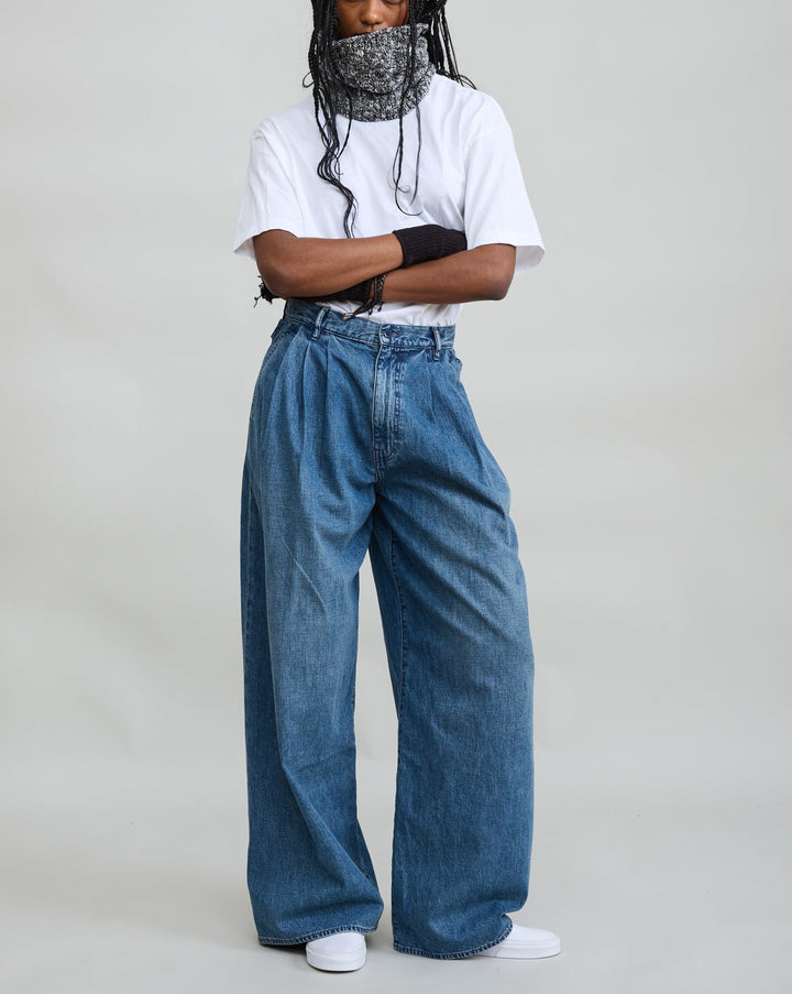 Ainsley Triple Pleat Jean | Shane Indigo