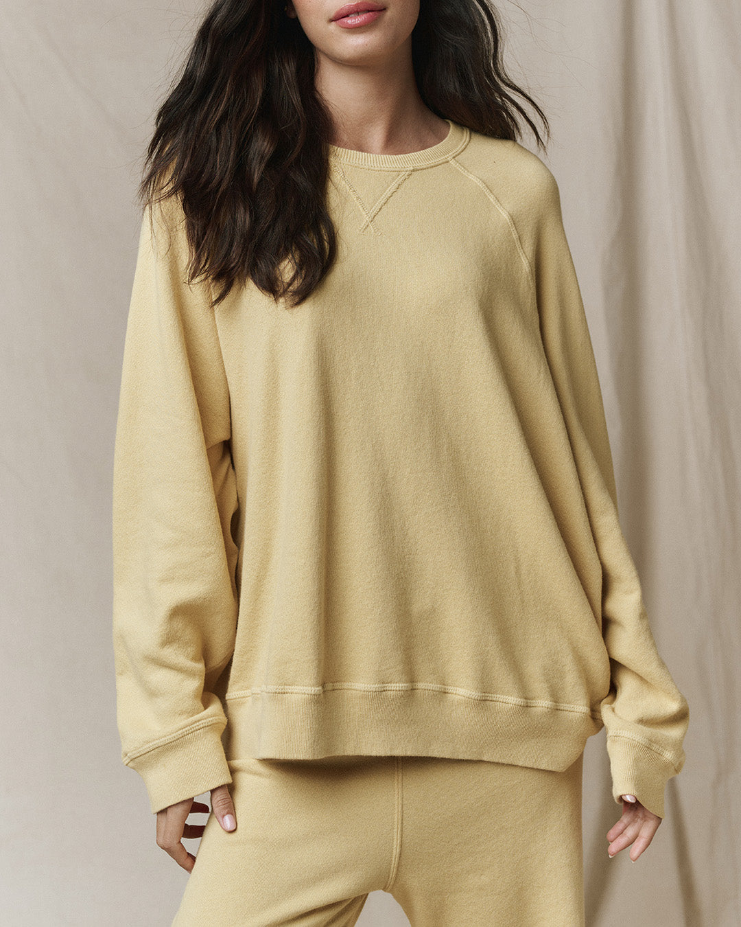The Slouch Sweatshirt | Butter Yellow