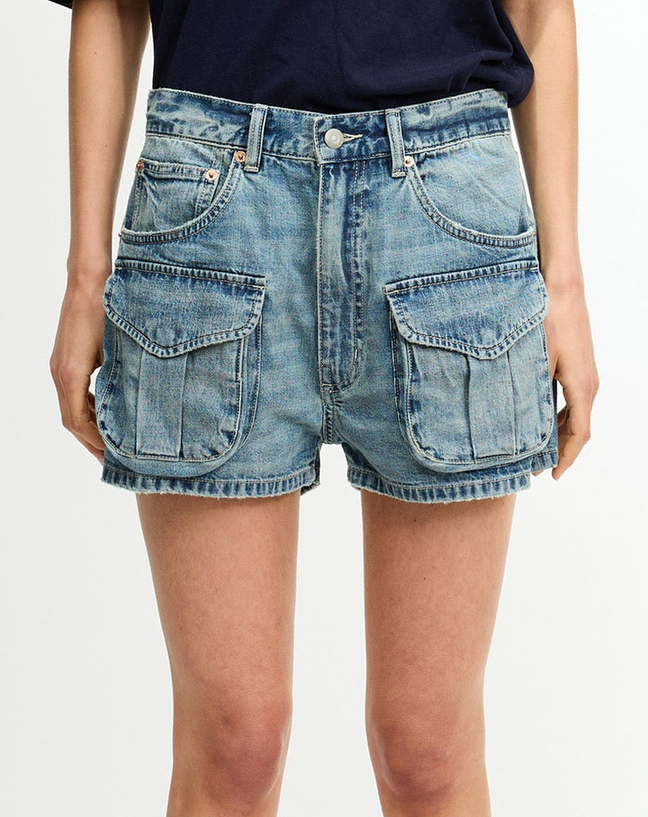 Claire Cargo Short | Holton Indigo