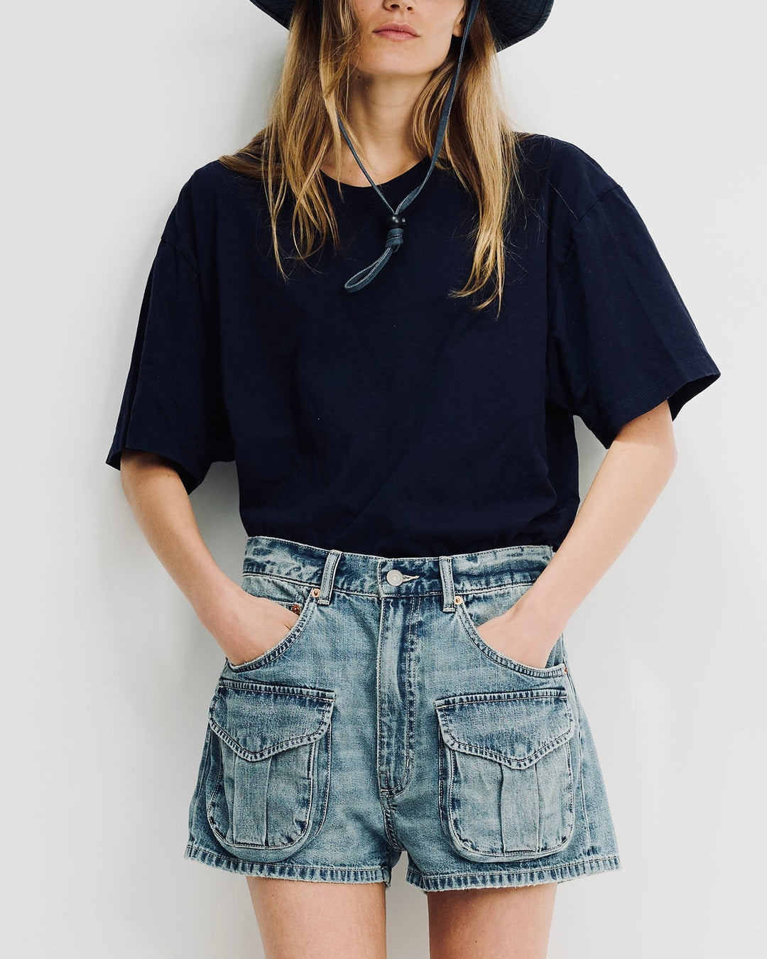 Claire Cargo Short | Holton Indigo