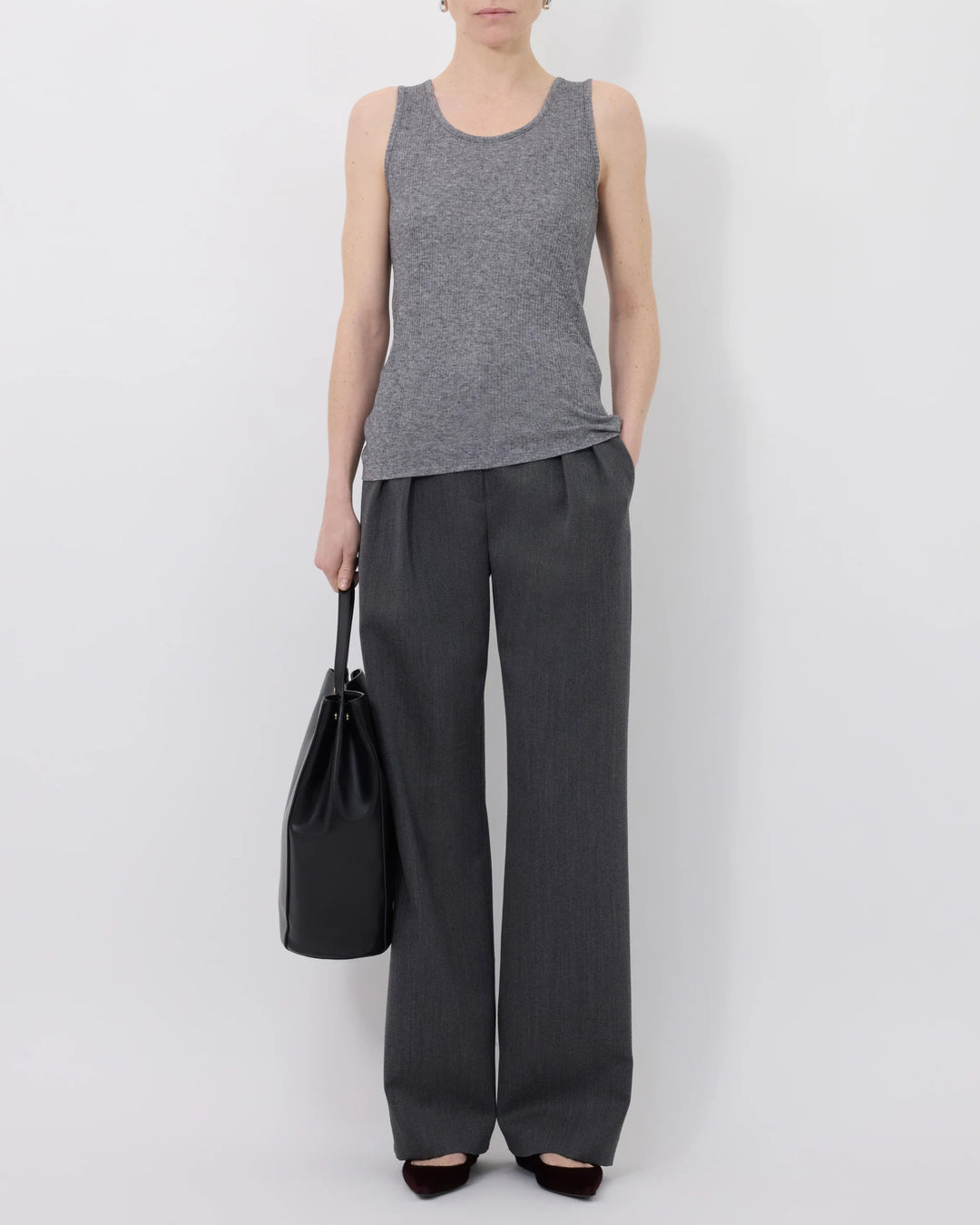 Alicudi Tank Top | Grey Melange