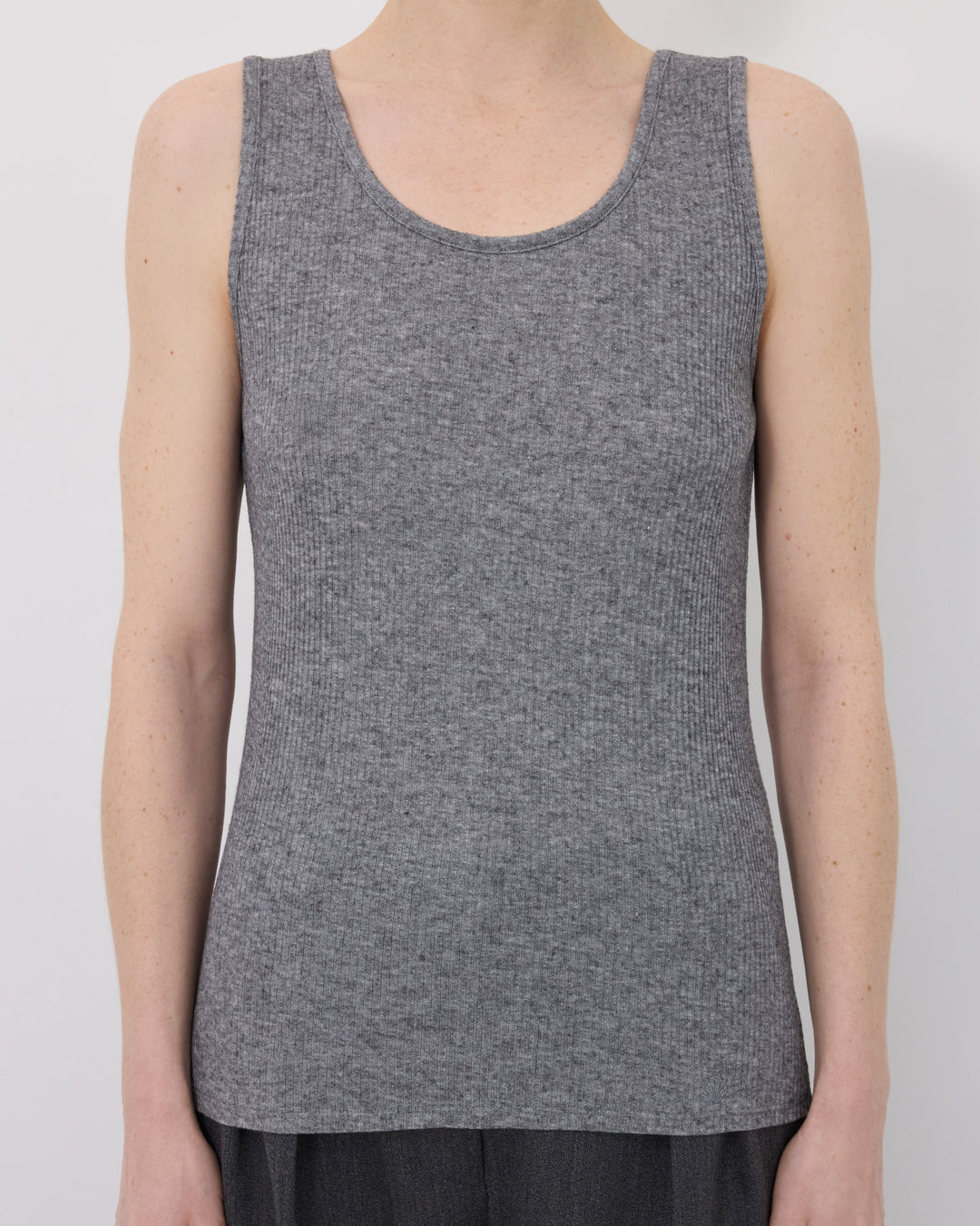 Alicudi Tank Top | Grey Melange