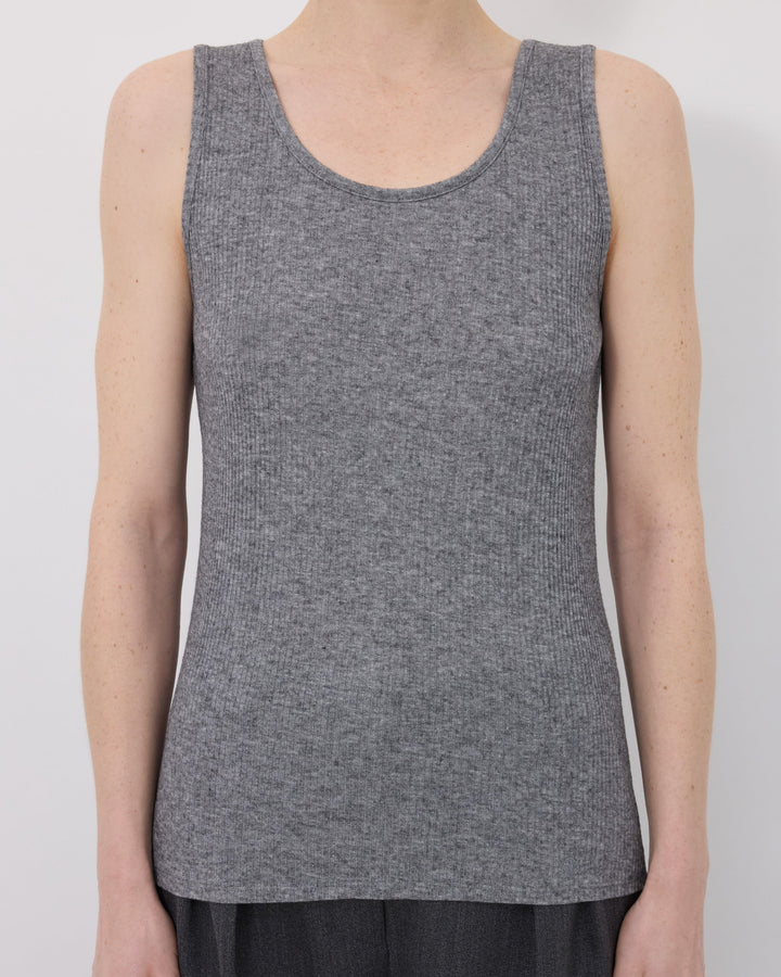 Alicudi Tank Top | Grey Melange