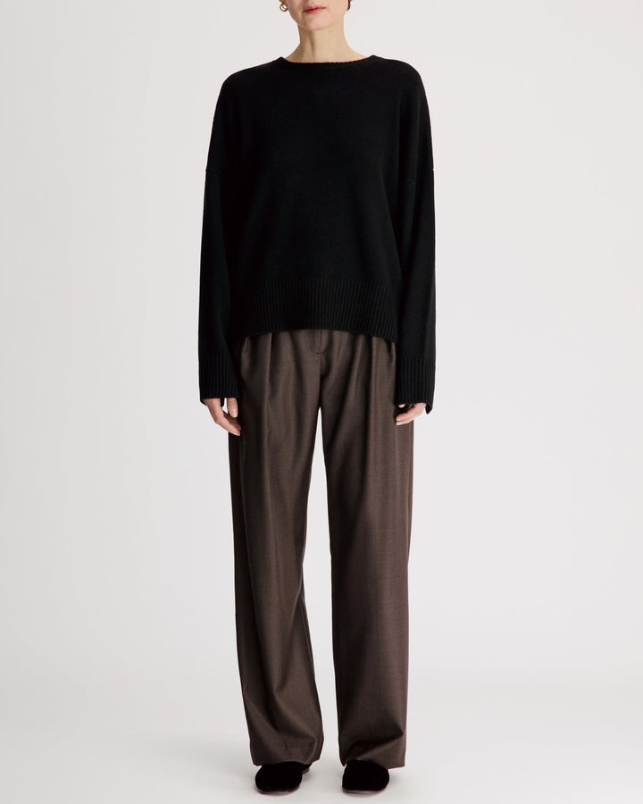 Anton Crewneck Sweater | Black