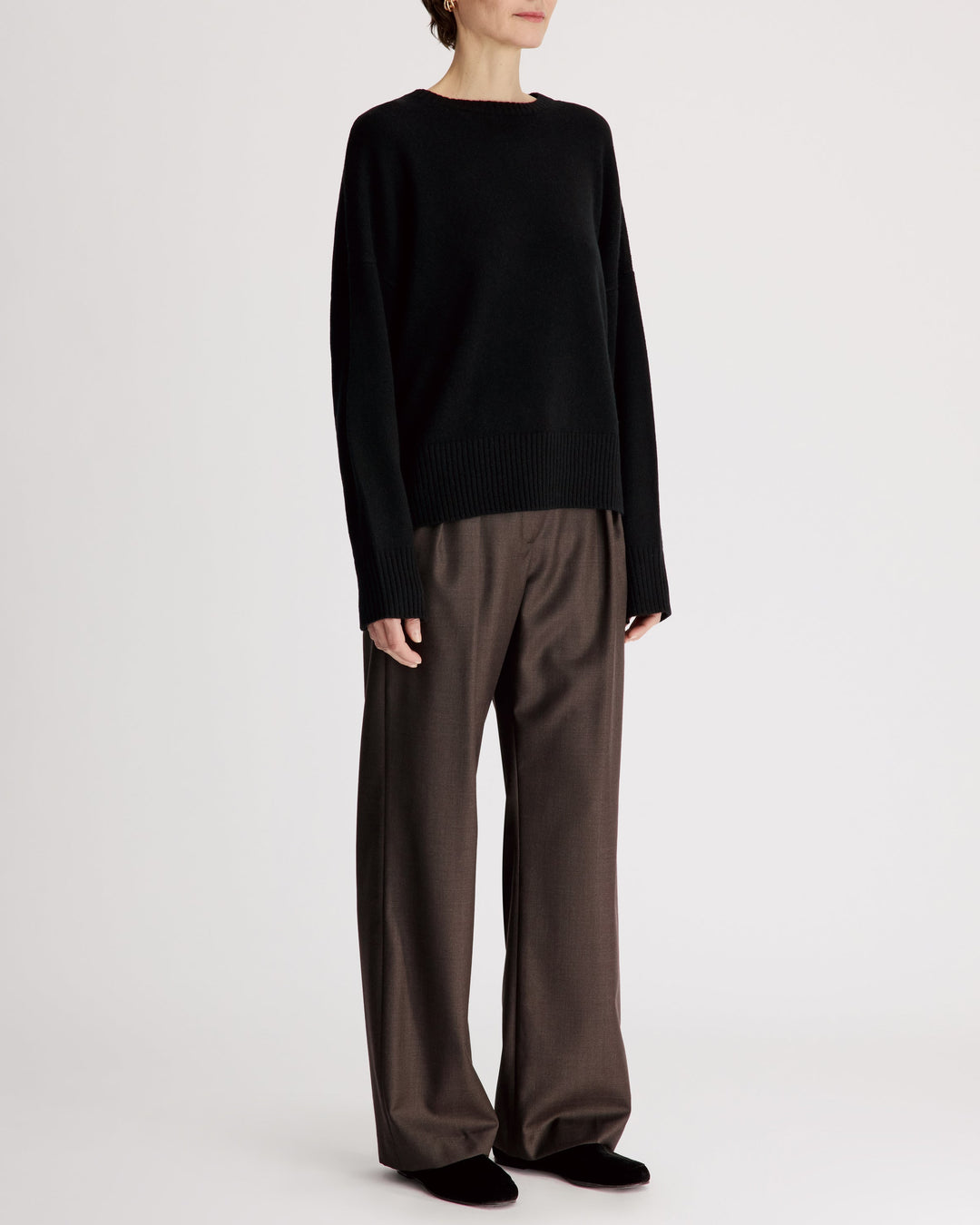 Anton Crewneck Sweater | Black