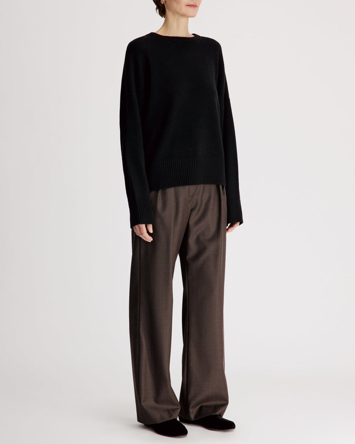 Anton Crewneck Sweater | Black