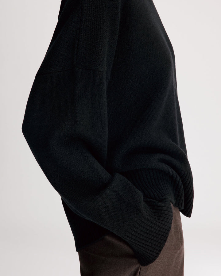 Anton Crewneck Sweater | Black