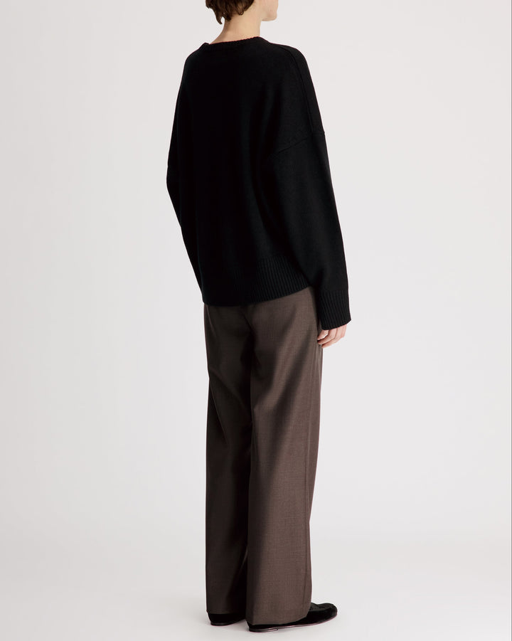 Anton Crewneck Sweater | Black