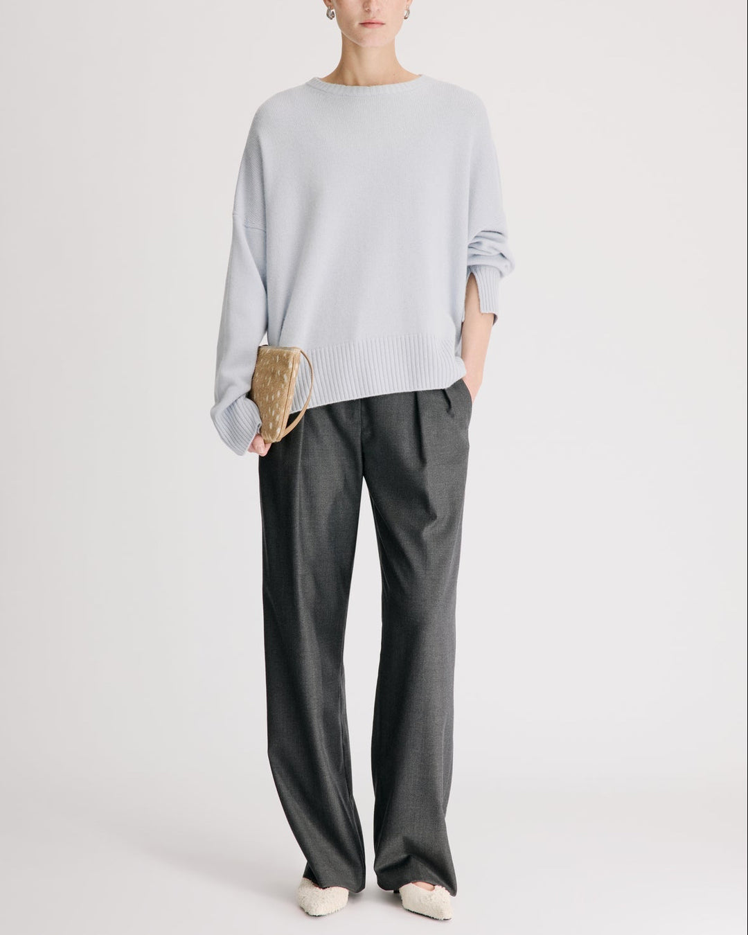 Anton Crewneck Sweater | Light Blue