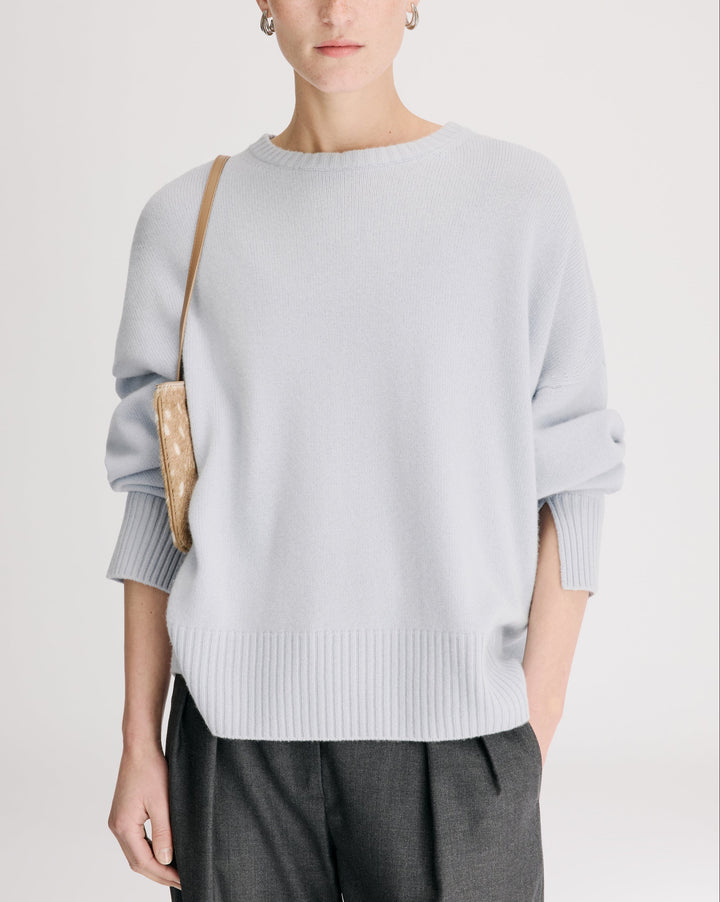 Anton Crewneck Sweater | Light Blue