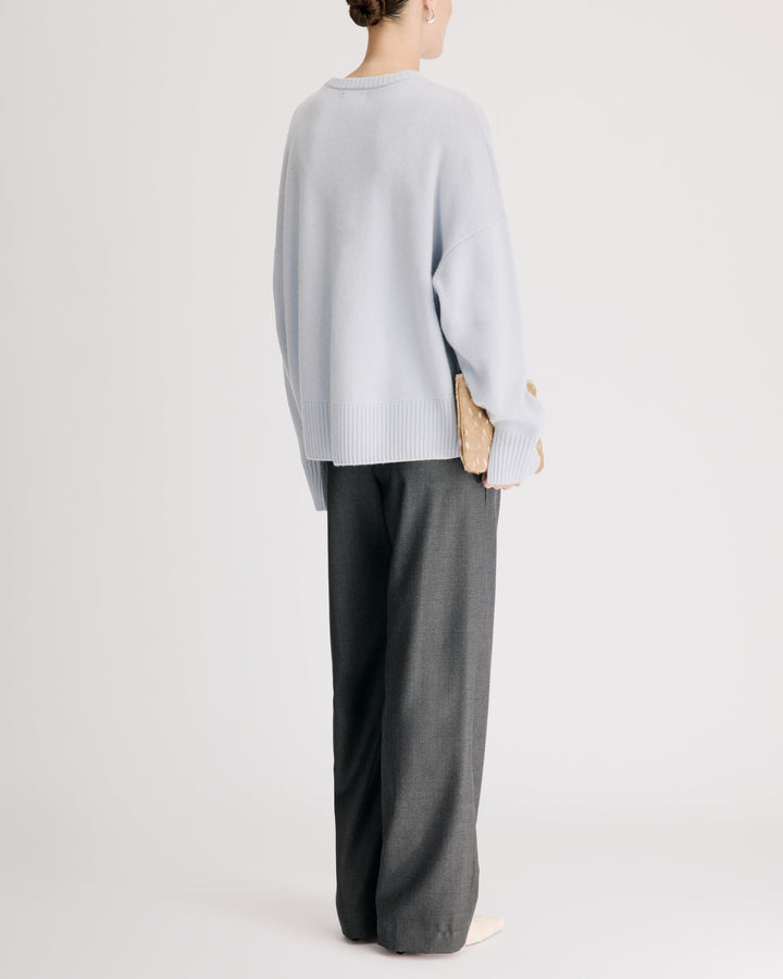 Anton Crewneck Sweater | Light Blue