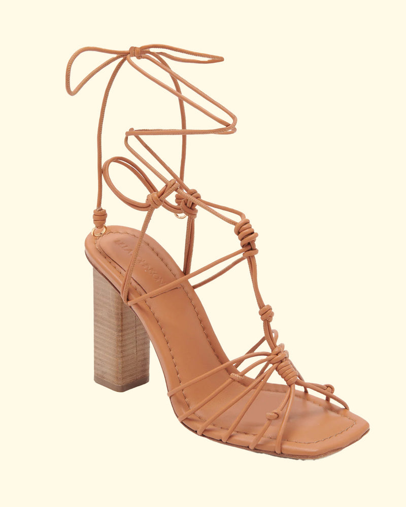 Mira High Heel | Pecan Brown