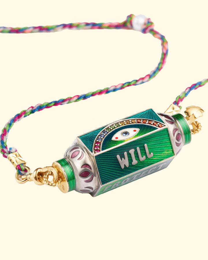 Eye Will Green Locket