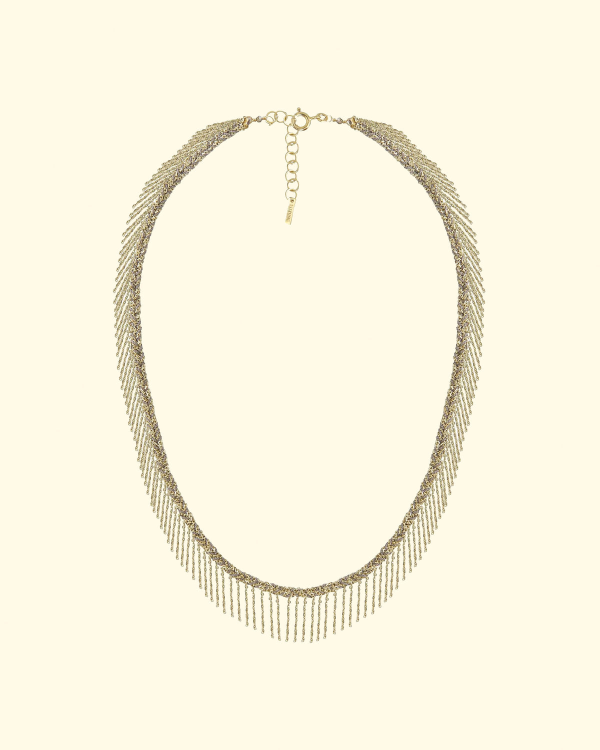 N 550 Necklace | Gold Grey