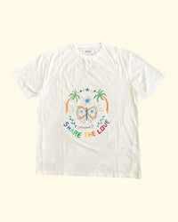 Scribble Share The Love Tee | White