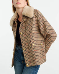 Apolin Parka | Large Oak Check