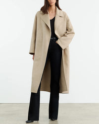 Jarel Wrap Coat | Hazelnut