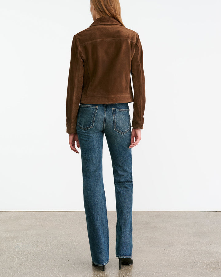 Susannah Suede Jacket | Hazelnut