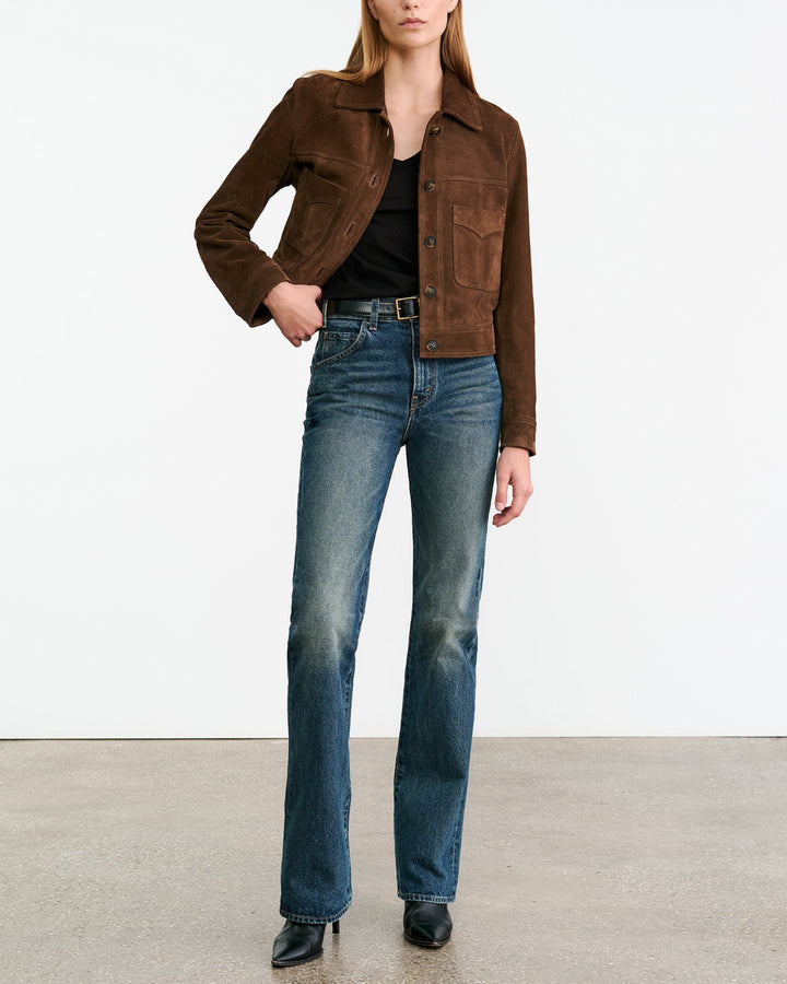 Susannah Suede Jacket | Hazelnut